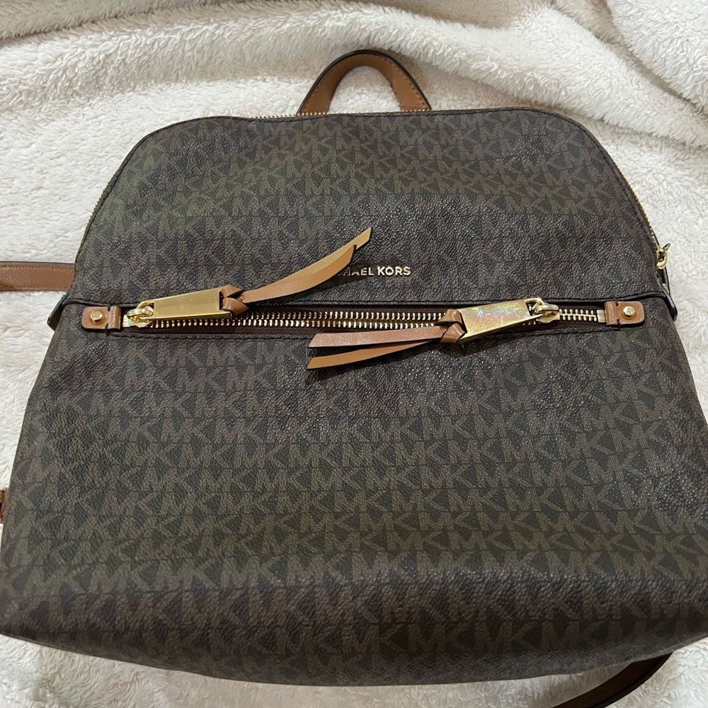 Michael Kors mini backpack purse. EUC